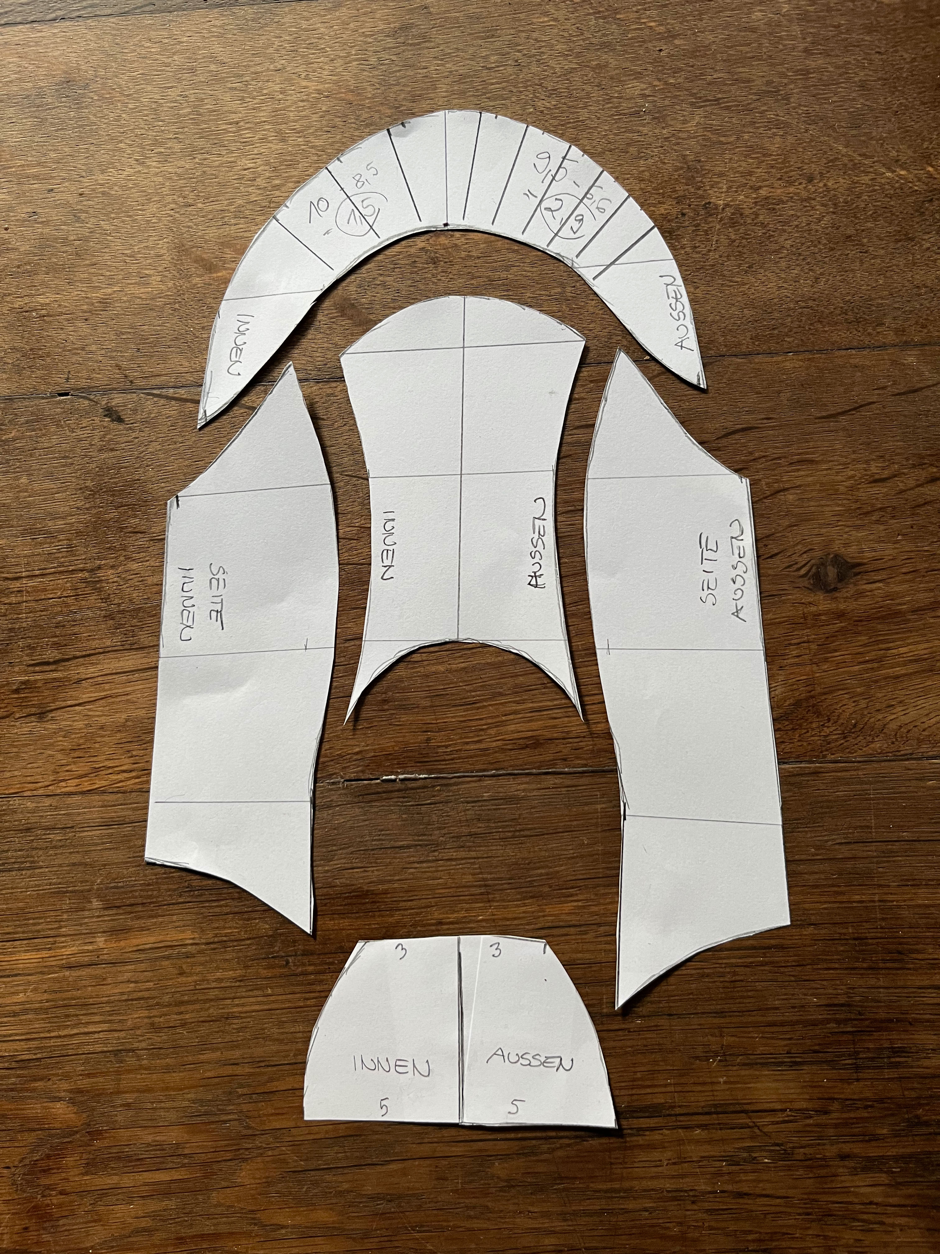 Fersenkappe zeichnen